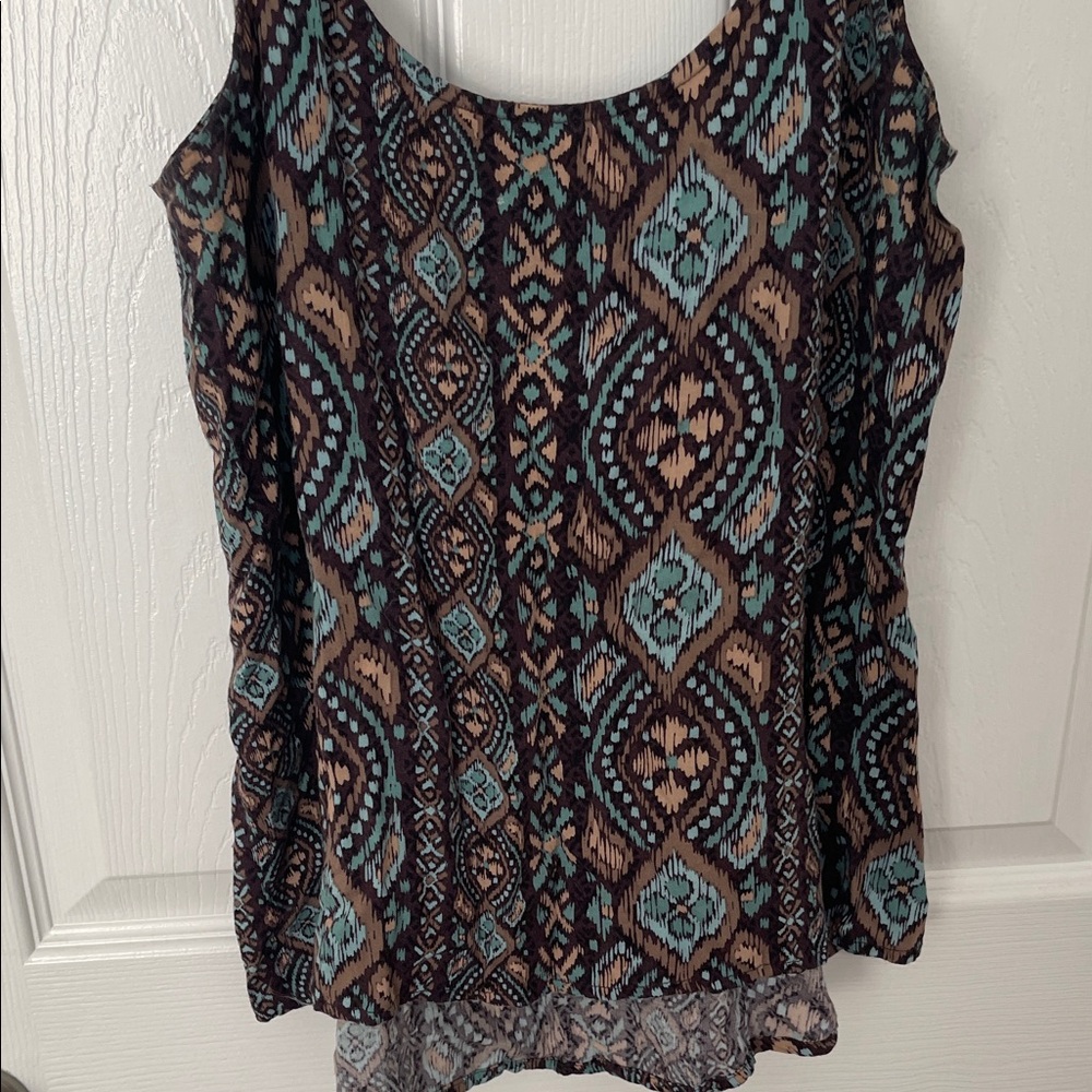 Mimi Chica Multicolor Patterned Camisole
